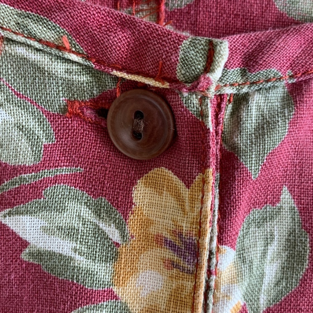 Vintage gap linen floral maxi dress size small - Picture 5 of 9